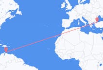 Flyrejser fra Aruba til Istanbul