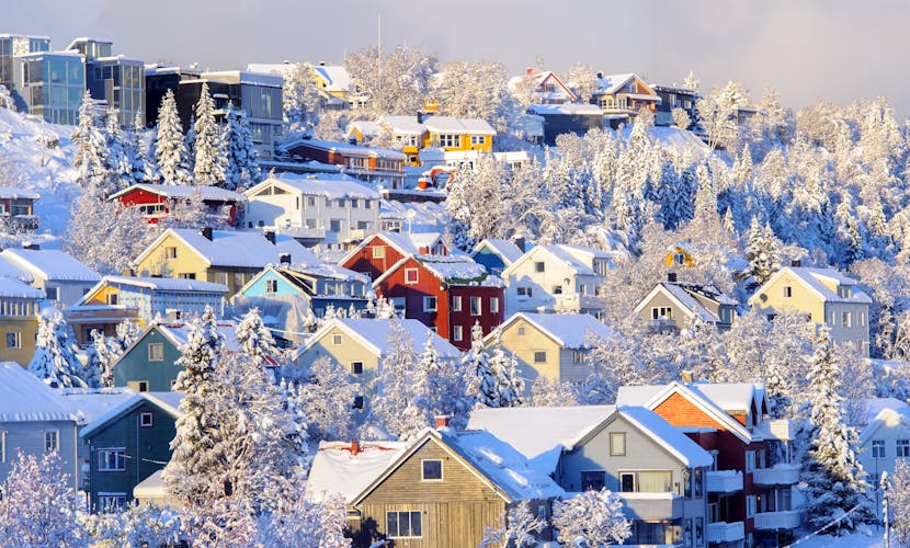 City of Tromso in the winter