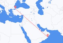 Flights from Duqm, Oman to Istanbul, Turkey