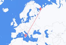 Flights from Arkhangelsk, Russia to Catania, Italy