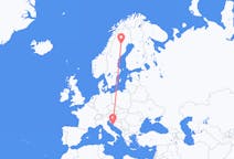 Flights from Zadar, Croatia to Arvidsjaur, Sweden