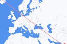 Flyreiser fra Mumbai, til Akureyri