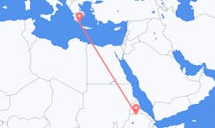 Рейсы из Шира, Эфиопия на Киферу, Греция