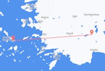 Flyg från Isparta till Mykonos