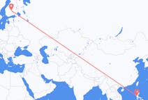 フィリピンのから アンヘレス、フィンランドのへ ユヴァスキュラフライト