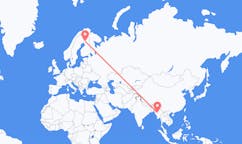 Flyg från Bagan till Rovaniemi