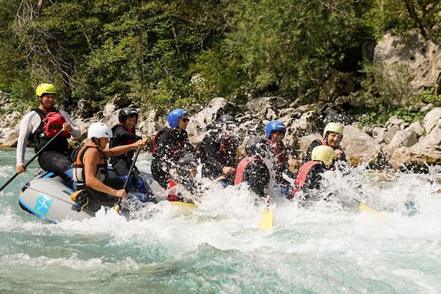 Rafting op de rivier Soca vanuit Bovec
