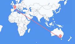Flights from King Island, Australia to Perpignan, France