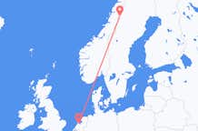 Flüge von Hemavan, Schweden nach Amsterdam, die Niederlande