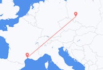 Flug frá Wroclaw, Póllandi til Montpellier, Frakklandi