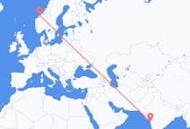 Flyrejser fra Mumbai, Indien til Kristiansund, Norge