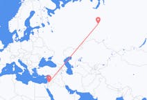 Flights from Amman, Jordan to Surgut, Russia