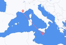 Flyg från Toulon till Malta (kommun)
