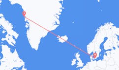 Fly fra Upernavik til Malmø