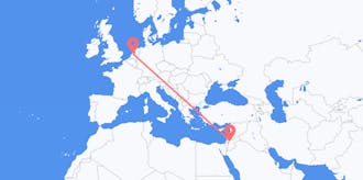 Flights from Jordan to the Netherlands