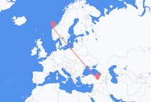 Flyrejser fra Ålesund, Norge til Elazig, Tyrkiet