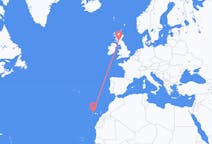 Flights from Santa Cruz de La Palma, Spain to Glasgow, Scotland