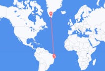 Flyg från Salvador, Brasilien till Narsarsuaq, Grönland