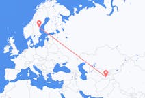 Loty z Duszanbe, Tadżykistan do Sundsvall, Szwecja