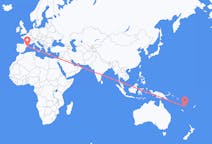 Flights from Port Vila to Barcelona