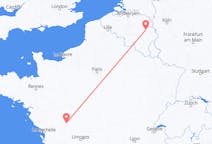 Loty z miasta Poitiers do miasta Liège