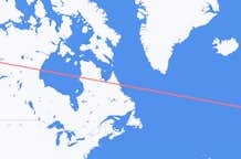 Flyg från Yellowknife, Kanada till Cork, Irland