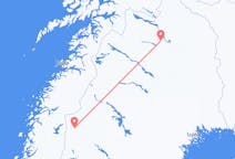 Flüge von der Stadt Kiruna in die Stadt Hemavan