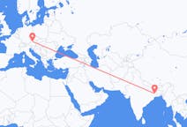 Vols de Durgapur, Inde pour Linz, Autriche