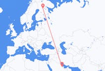 Flights from Hofuf, Saudi Arabia to Kuusamo, Finland
