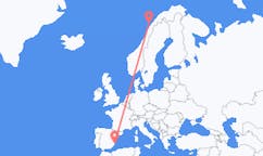 出发地 西班牙阿利坎特目的地 挪威斯沃尔韦尔的航班