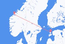 Vols depuis la ville de Kardla vers la ville de Molde
