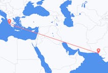 Flyreiser fra Karachi, til Zakynthos Island