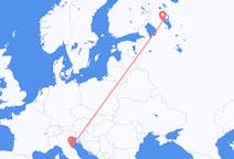 Flights from Petrozavodsk, Russia to Rimini, Italy