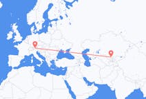 Flyg från Sjymkent till Innsbruck