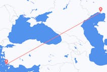 Flyg från Atyraw, Kazakstan till Kos, Grekland