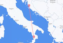 クロアチアのザダルから、イタリアのラメツィア テルメまでのフライト