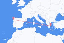 Flights from Vigo in Spain to Athens in Greece