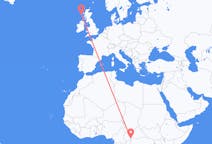 Flyreiser fra Bangui, Den sentralafrikanske republikk til Barra, Skottland