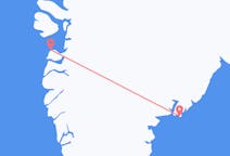 Vuelos de Aasiaat, Groenlandia a Kulusuk, Groenlandia