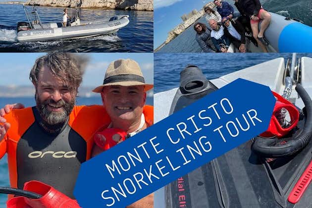 Tour privado de 3 horas de snorkel cerca de Monte Cristo desde Marsella con guía