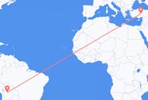 Flights from Cochabamba, Bolivia to Nevşehir, Turkey