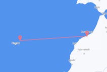 Flights from Casablanca, Morocco to Vila Baleira, Portugal