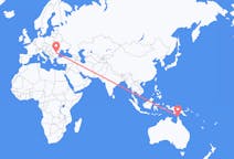 Flyreiser fra Bamaga, Australia til București, Romania