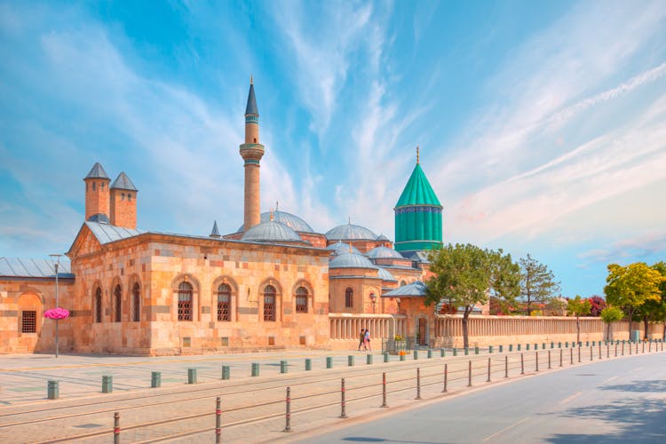 Photo of Mevlana museum mosque in Konya.