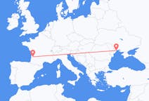Flyg från Odessa, Ukraina till Bordeaux, Frankrike