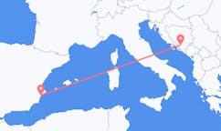 Flights from Mostar, Bosnia & Herzegovina to Alicante, Spain