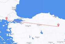 Loty z miasta Aleksandropolis do miasta Sivas