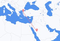 Loty z Medina, Arabia Saudyjska z Edremit, Turcja