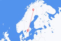 Vluchten van Gällivare naar Linköping