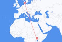 Flights from Entebbe, Uganda to Lubeck, Germany